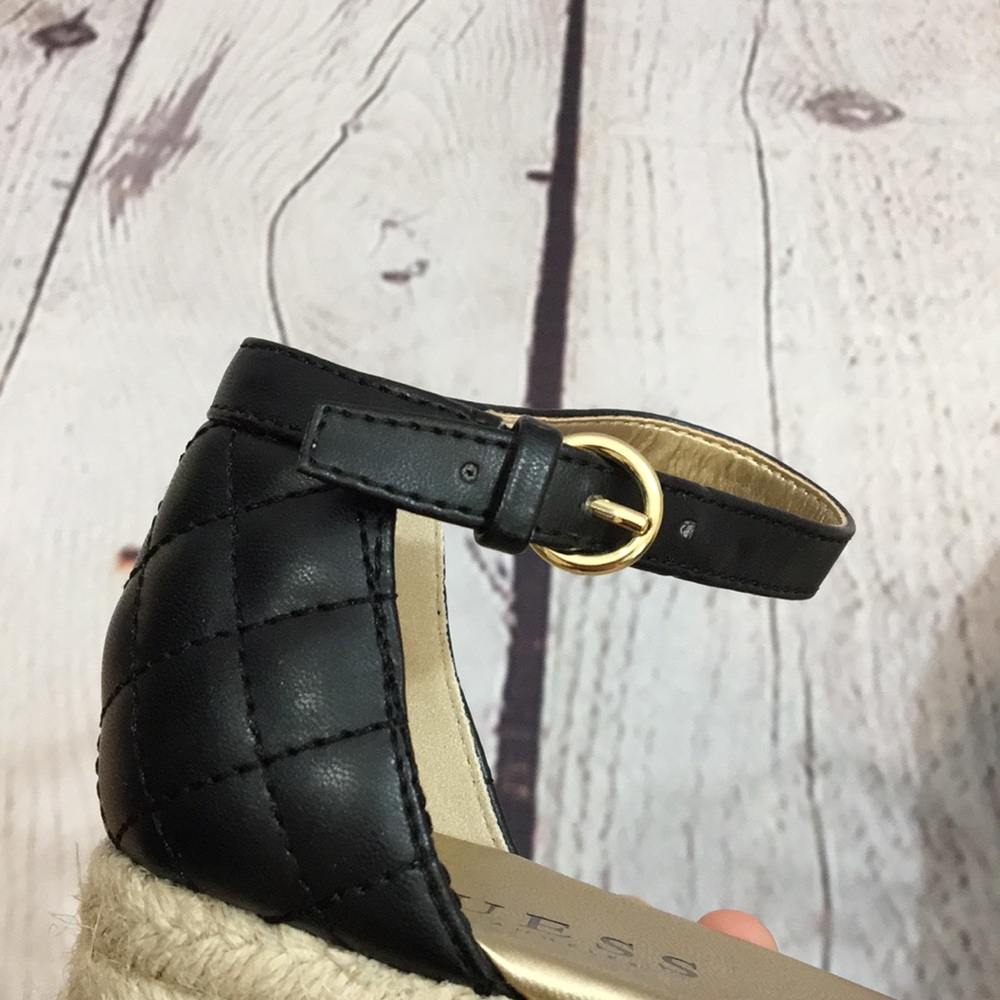 Guess black quilted espadrilles 5.5 - Picture 13 of 16